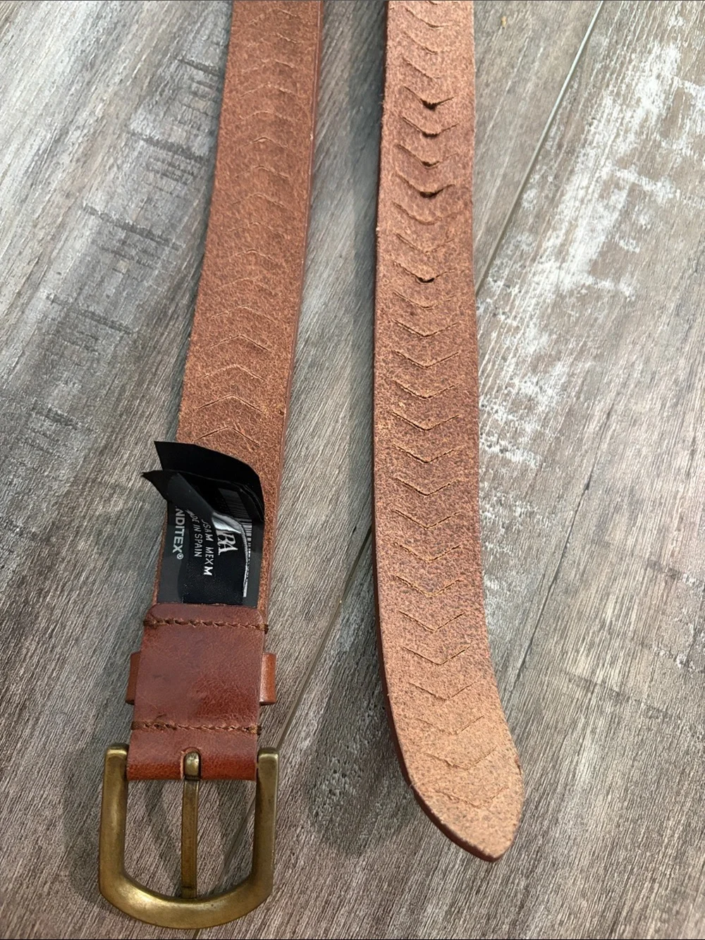 Zara leather length
